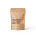 Empty  Kraft Pouch With Window 14x20+4cm (600-700g)
