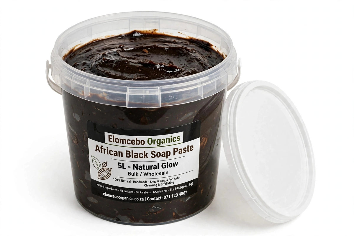Elomcebo Organics-African Black Soap Paste