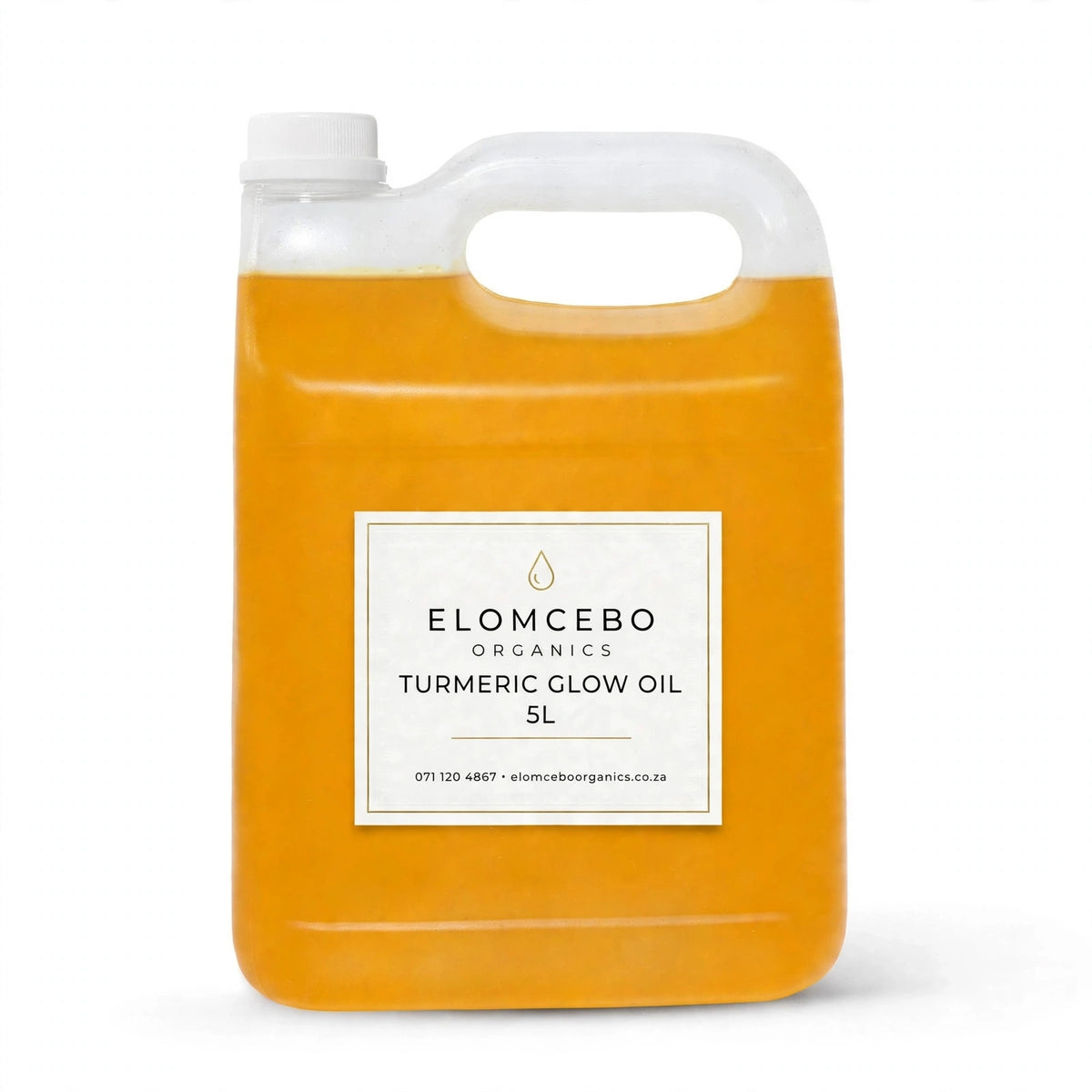 ELOMCEBO ORGANICS-TURMERIC GLOW OIL 5L